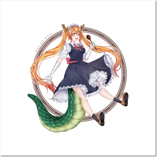 Kobayashi Dargon Maid - Tohru Posters and Art